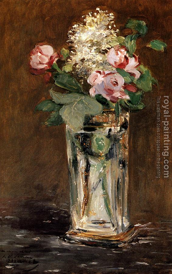 Edouard Manet : Flowers In A Crystal Vase Edouard Manet : Flowers In A Crystal Vase